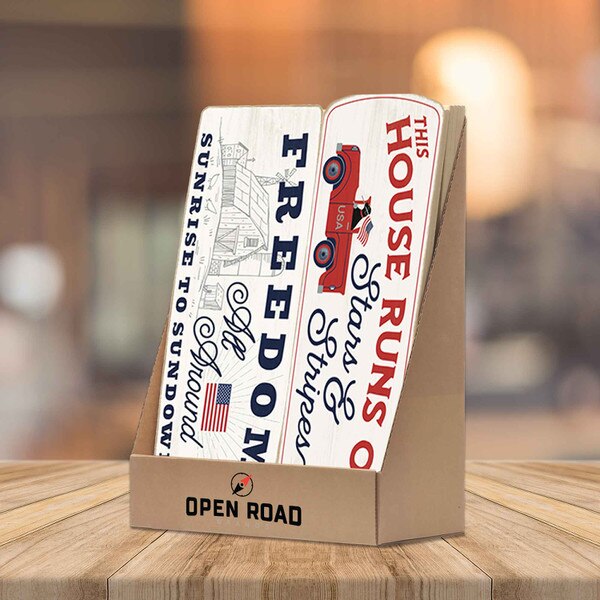 Heritage Wood Sign PDQ Open Road Brands ShopORB